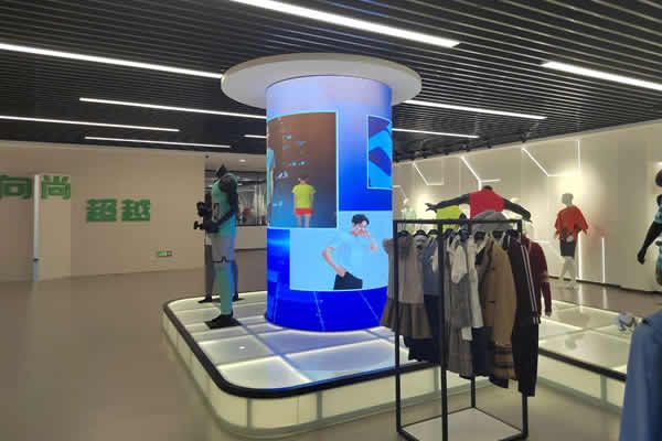 佛山市某品牌體驗店 - 弧形、圓柱LED顯示屏