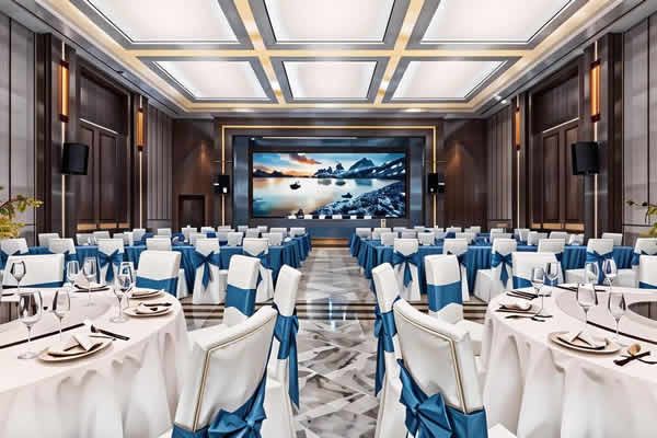 酒店宴會廳配多大面積的LED顯示屏合適？