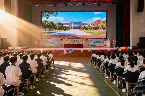 學(xué)校舞臺LED屏尺寸一般做多大合適？